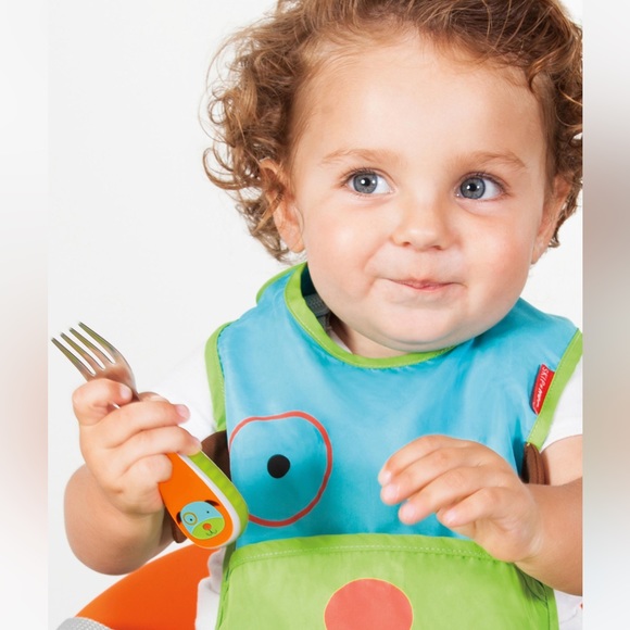 NWT Skip Hop Zoo Baby Feeding Bundle: Bottle, Snack Cup, Plate/Bowl & Utensils - Picture 5 of 10